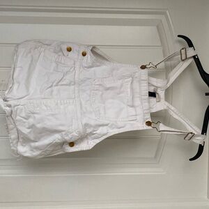 White Short overalls size 0